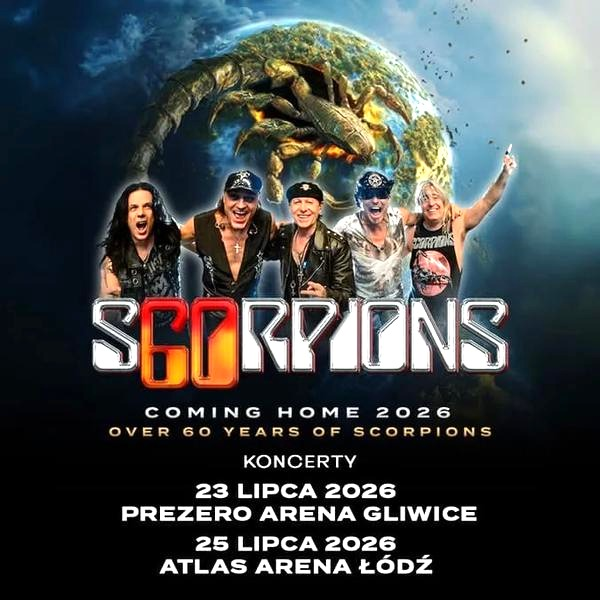 Scorpions w Polsce 2026 – daty koncertów i bilety