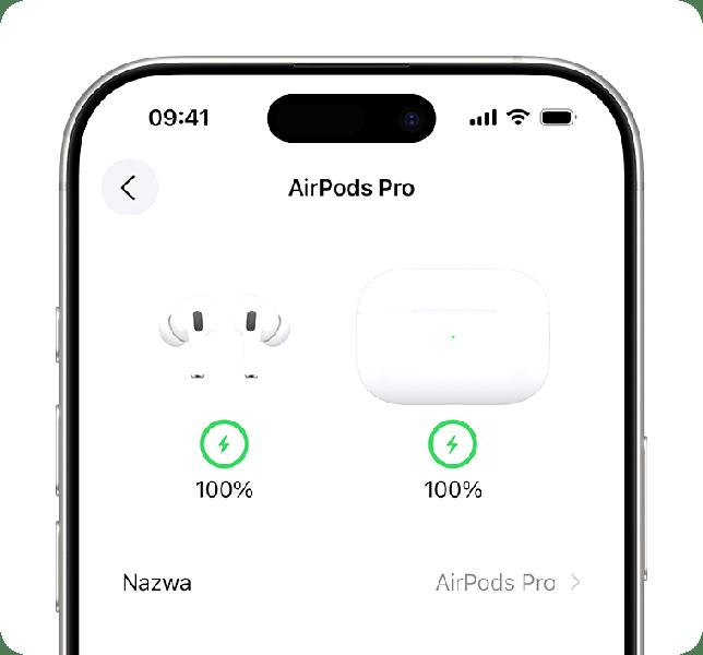 Ładowanie indukcyjne AirPods