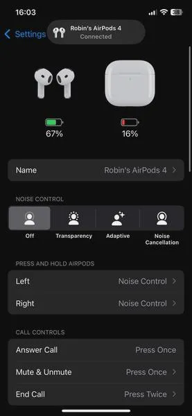 Lokalizacja AirPods