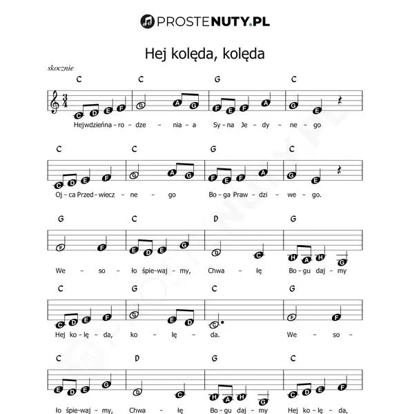 Nauka kolęd na keyboardzie