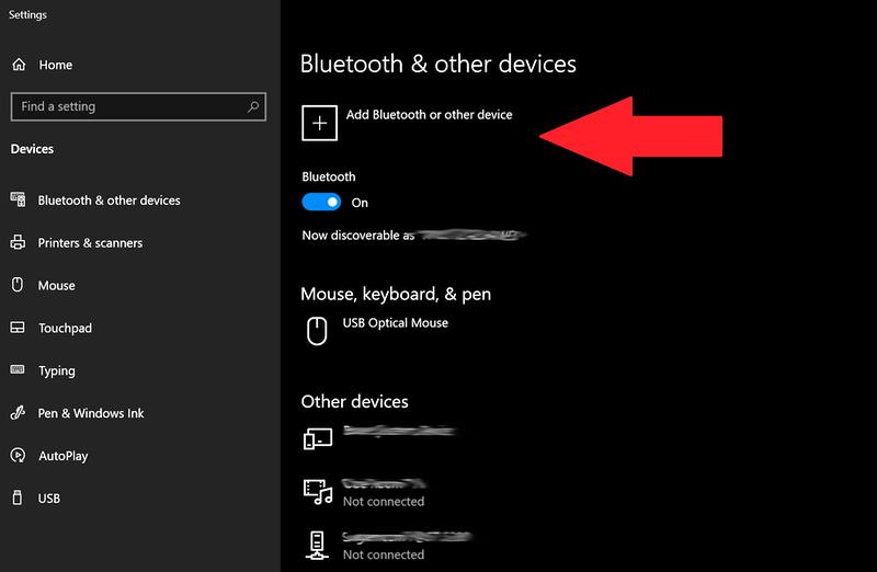 Podłączenie AirPods do Windows