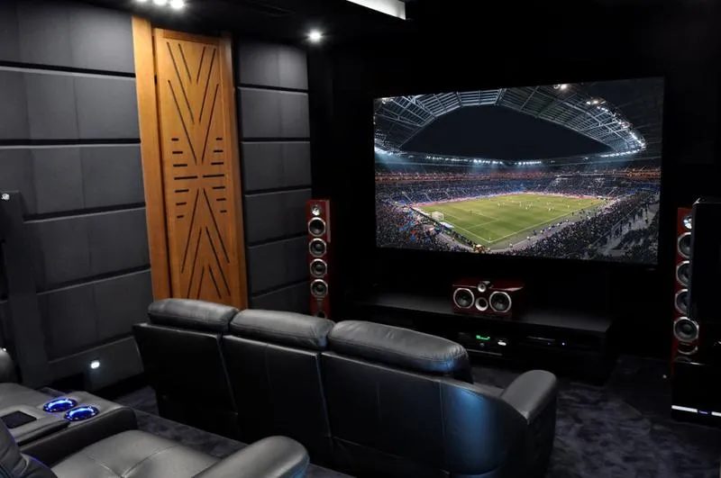 Soundbar w salonie