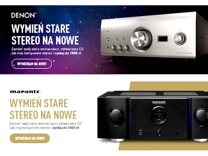 Wzmacniacze Denon i Marantz
