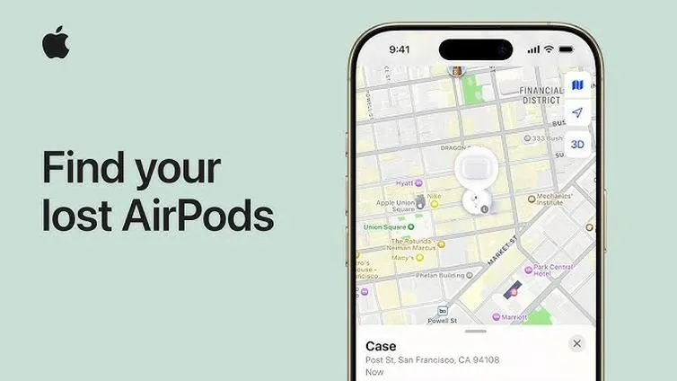 Znalezienie zgubionych AirPods
